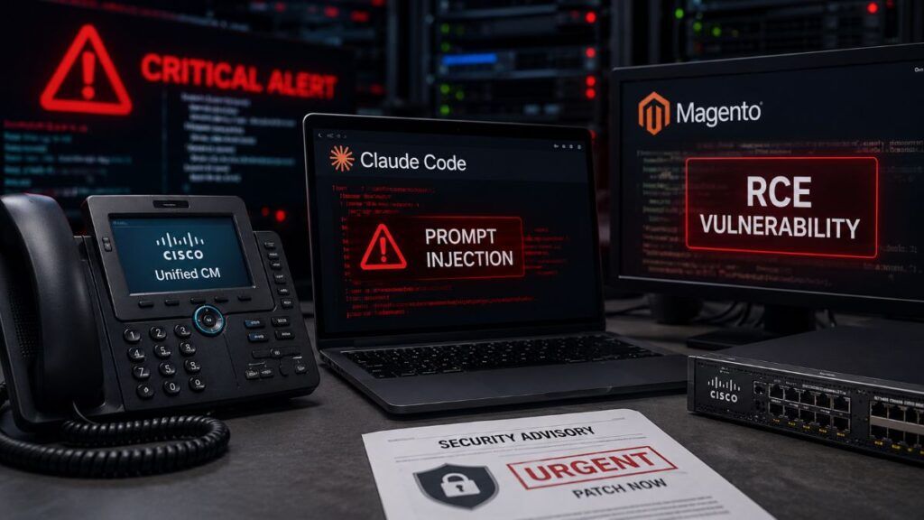 Patch critiche Cisco, Claude Code e Magento espongono enterprise e supply chain 2 patch cisco claude code magento supply chain
