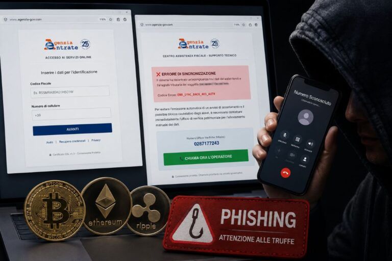 phishing crypto cert agid