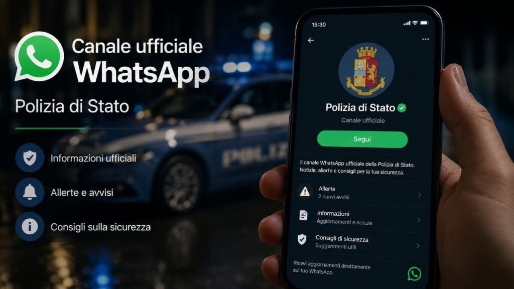 polizia di stato canale whatsapp ufficiale