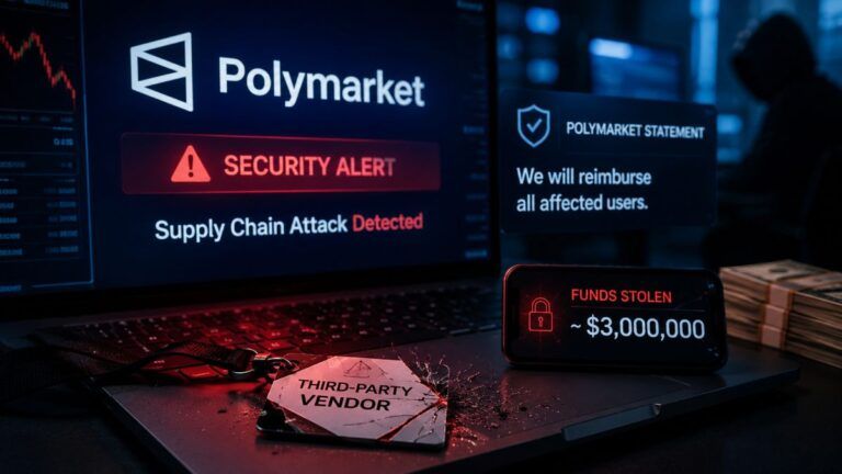 polymarket attacco supply chain furto 3 milioni crypto