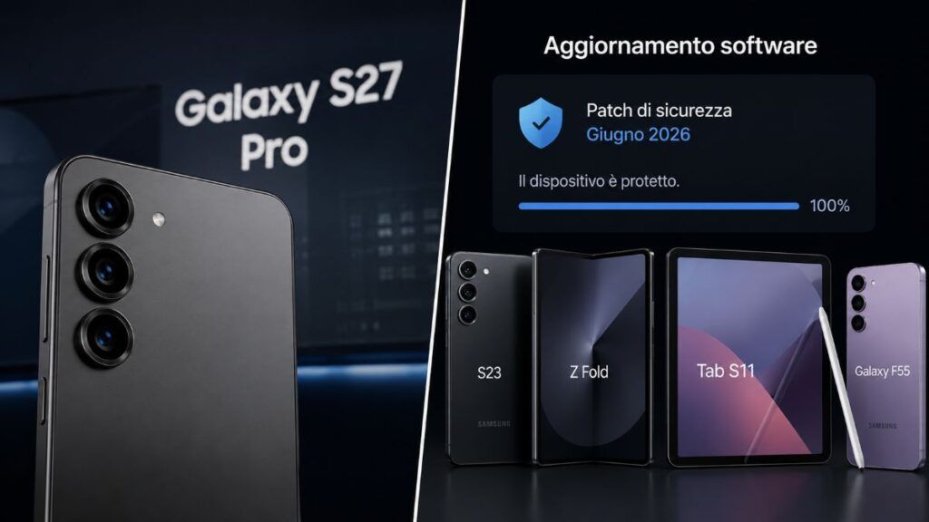 samsung galaxy s27 pro patch giugno 2026 one ui 9