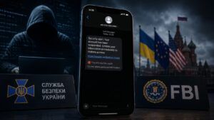 Phishing SMS hacker russi: indagine SBU e FBI sull’attacco ai messenger di politici e militari