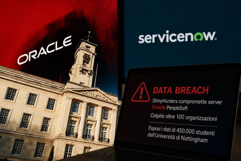 L'offensiva ShinyHunters su Oracle PeopleSoft e le criticità API di ServiceNow: analisi degli incidenti 2 shinyhunters peoplesoft servicenow