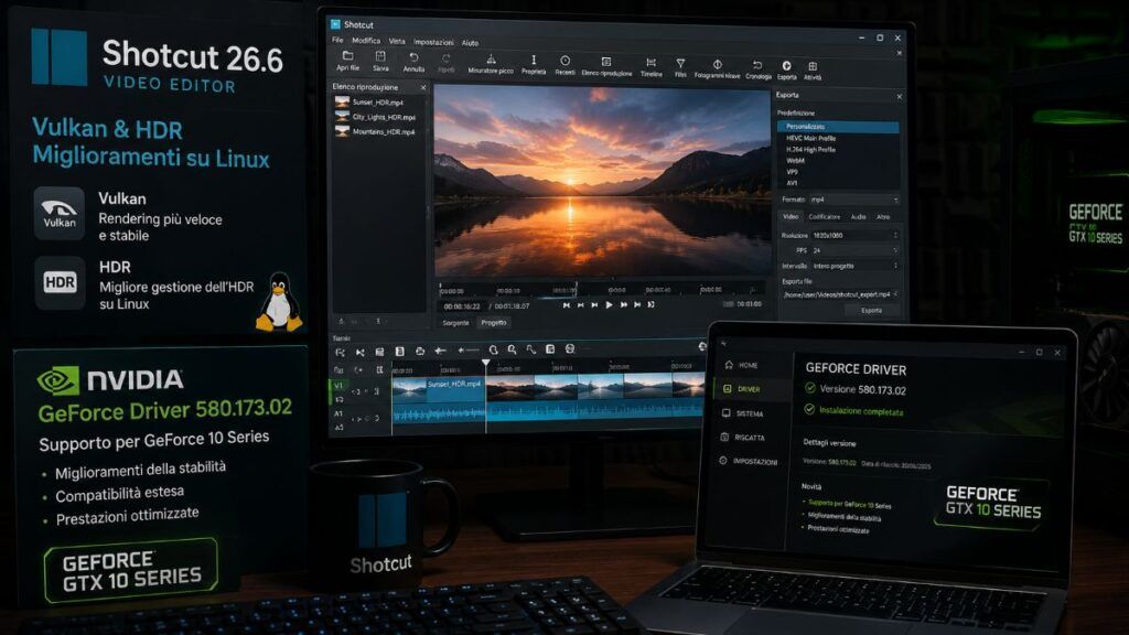 shotcut 26 6 linux nvidia