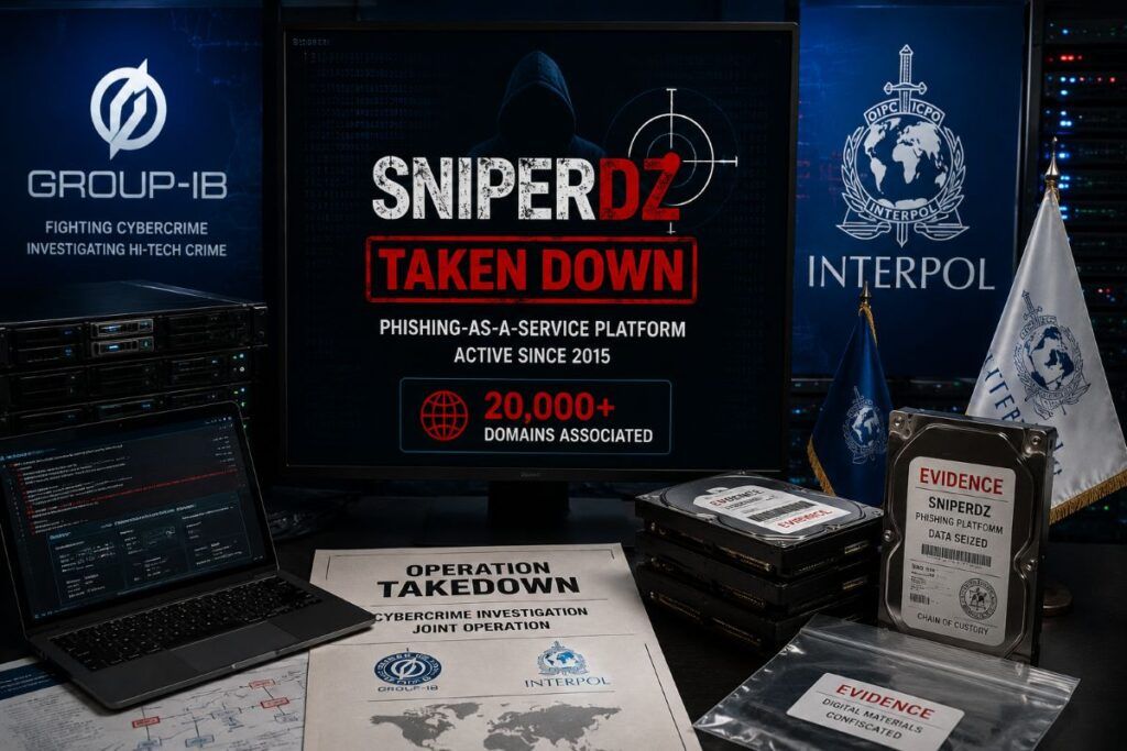Arrestato il re del phishing: smantellata SniperDZ, la "fabbrica" di truffe attiva da 9 anni 2 sniperdz interpol group ib