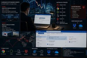 Spionaggio su executive di borsa e produttore coreano: due campagne mirate