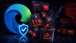 Microsoft elimina 119 estensioni malware da Edge, la campagna StegoAd colpisce milioni di utenti