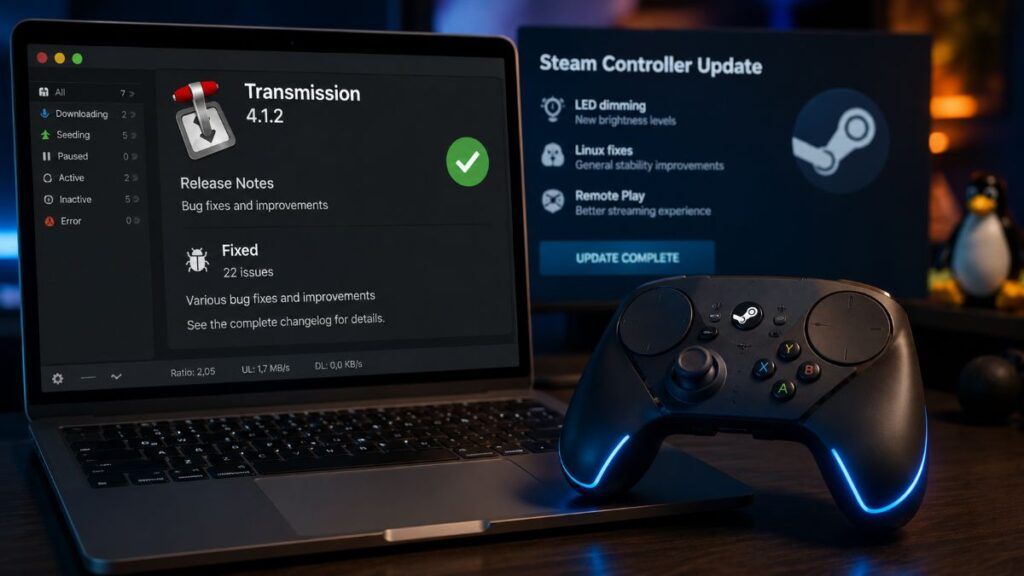 Transmission 4.1.2 e Steam Client update migliorano stabilità, Linux e Steam Controller 2 transmission 4 1 2 steam client update linux steam controller