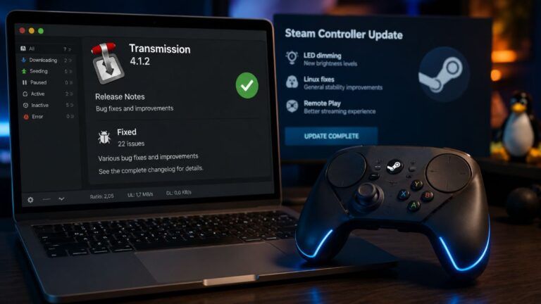 transmission 4 1 2 steam client update linux steam controller