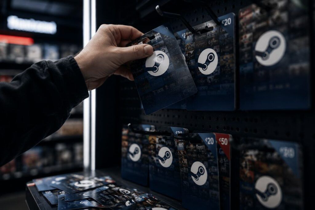 Valve elimina le gift card fisiche Steam per fermare le truffe entro il 2026 2 valve stop gift card fisiche steam truffe