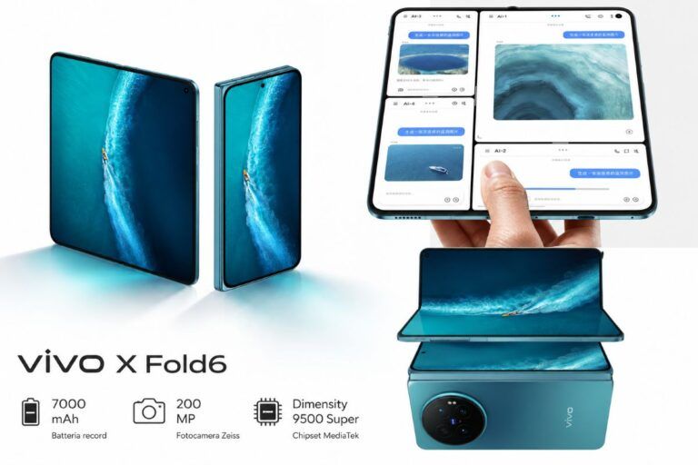 vivo x fold6 7000mah 200mp