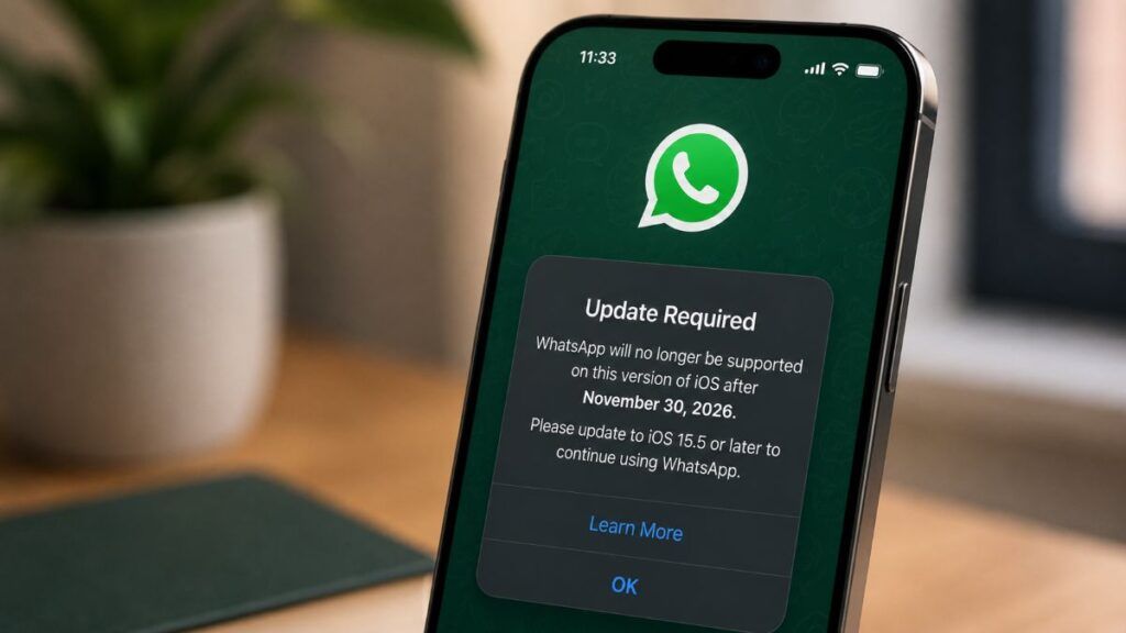 WhatsApp richiederà iOS 15.5 e iPadOS 15.5 dal 30 novembre 2026 2 whatsapp ios 15 5 ipados 15 5