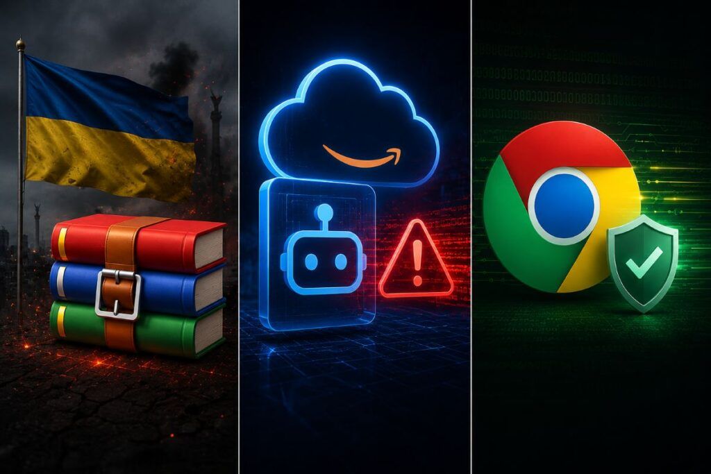 Vulnerabilità critiche: WinRAR (Ucraina), AWS AgentCore (Iniezione codice) e Chrome zero-day 2 winrar aws agentcore chrome zero day patch urgenti