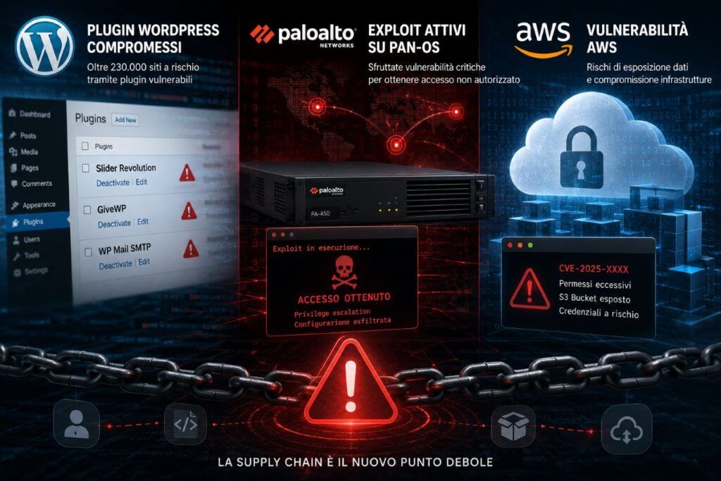 Allarme WordPress: attacco supply chain buca 1 milione di siti (e PAN-OS/AWS sono sotto tiro) 2 wordpress pan os aws pushengage