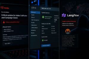 Adobe e Citrix correggono vulnerabilità critiche, exploit Langflow diffonde miner Monero
