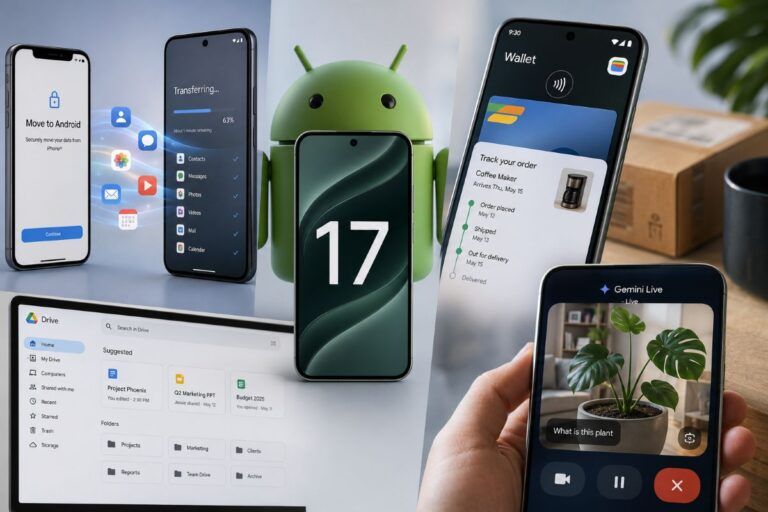 android 17 switch iphone wallet meet gemini live camera