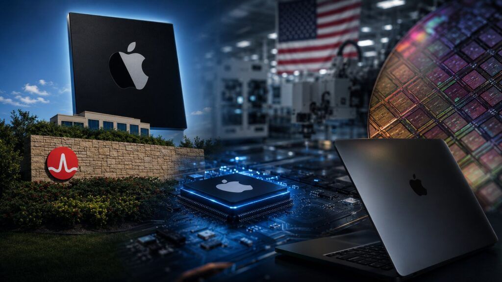 Apple investe 27,5 miliardi con Broadcom, test DRAM CXMT e Mac in crescita nel mercato Pc 2 apple broadcom chip usa cxmt dram mac q2 2026