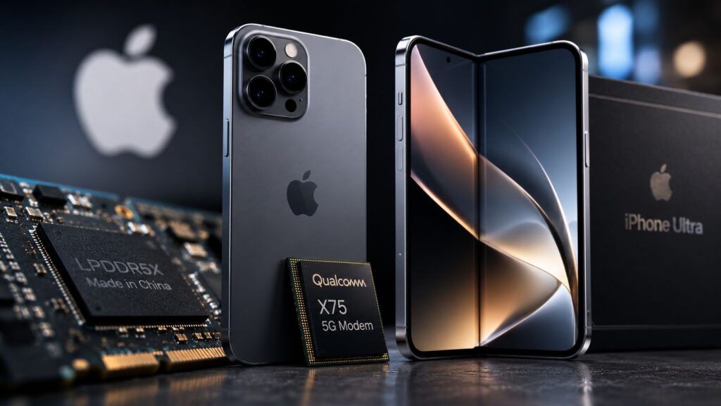 Apple valuta fornitori RAM cinesi sotto sanzioni, conferma Qualcomm negli USA e spinge e 10 milioni di iPhone pieghevoli in arrivo 2 apple ram cinese modem qualcomm iphone ultra pieghevole