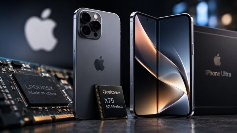 apple ram cinese modem qualcomm iphone ultra pieghevole