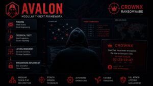 Avalon integra CrownX e porta il ransomware in un framework modulare 8 Avalon integra CrownX e porta il ransomware in un framework modulare