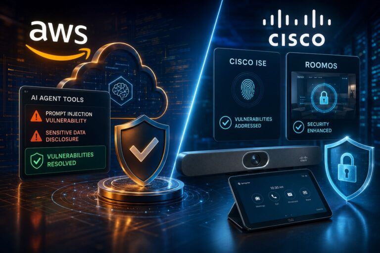 aws cisco vulnerabilita jsii agentcore strands ise roomos