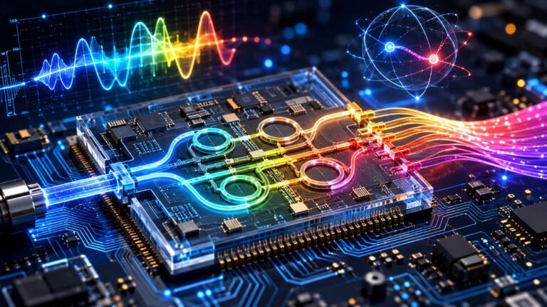 chip fotonico programmabile rallenta luce frequenza