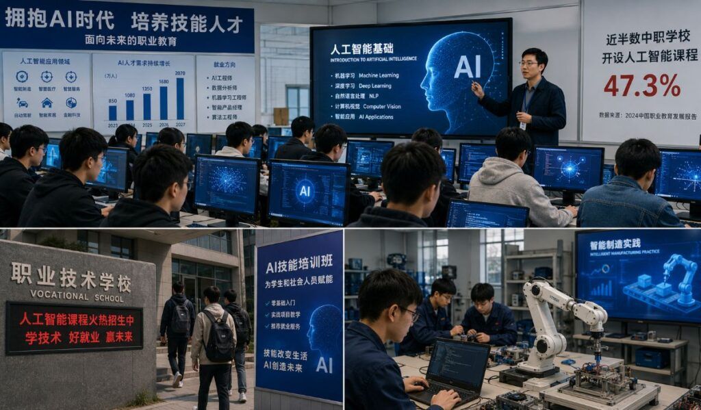 Cina porta l’AI nelle scuole professionali per rispondere alla crisi del lavoro 2 cina ai scuole professionali crisi lavoro