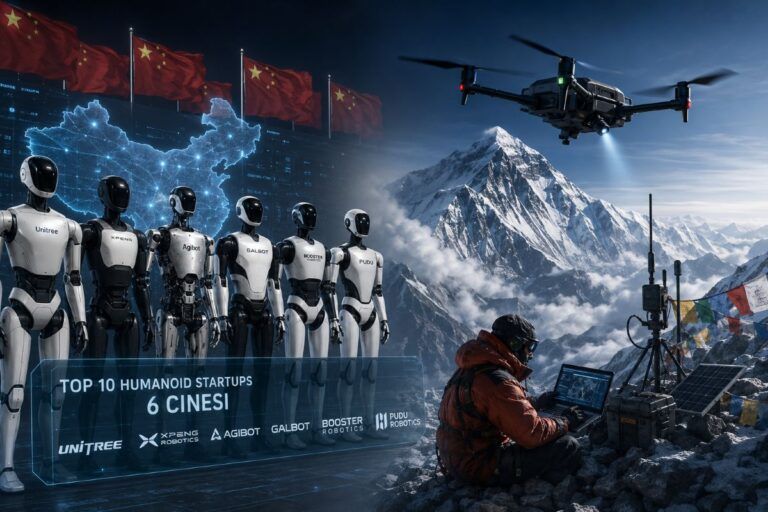 cina robotica umanoide hub droni everest