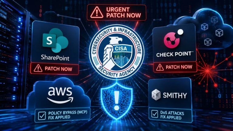 cisa kev sharepoint check point aws mcp smithy