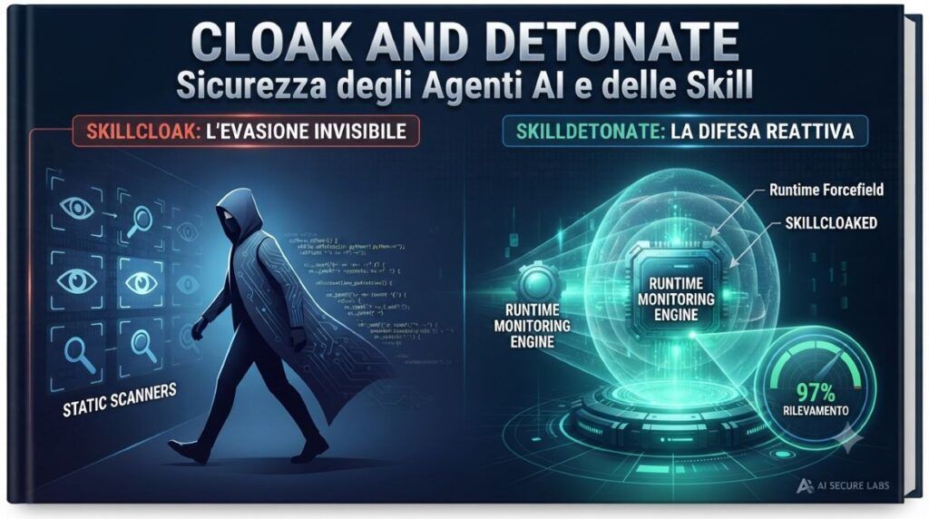 Cloak and Detonate: i malware per l'IA diventano invisibili agli antivirus, ma c'è un modo per fermarli 2 cloak detonate malware skill llm difese runtime