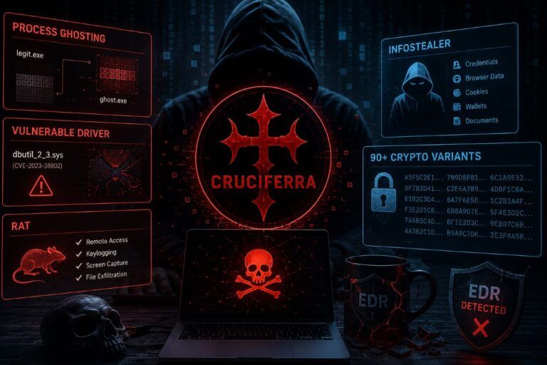 cruciferra crypter rat infostealer
