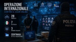 Maxi operazione internazionale contro gli abusi online: 28 arresti e tre bambini messi in salvo 7 Maxi operazione internazionale contro gli abusi online: 28 arresti e tre bambini messi in salvo