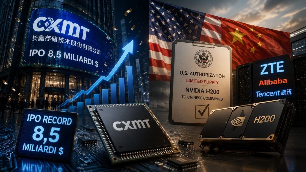 L'industria cinese dei semiconduttori non si ferma: export raddoppiato, IPO storica per CXMT e USA allentano la morsa su Nvidia H200 2 cxmt ipo 85 miliardi zte nvidia h200 cina chip