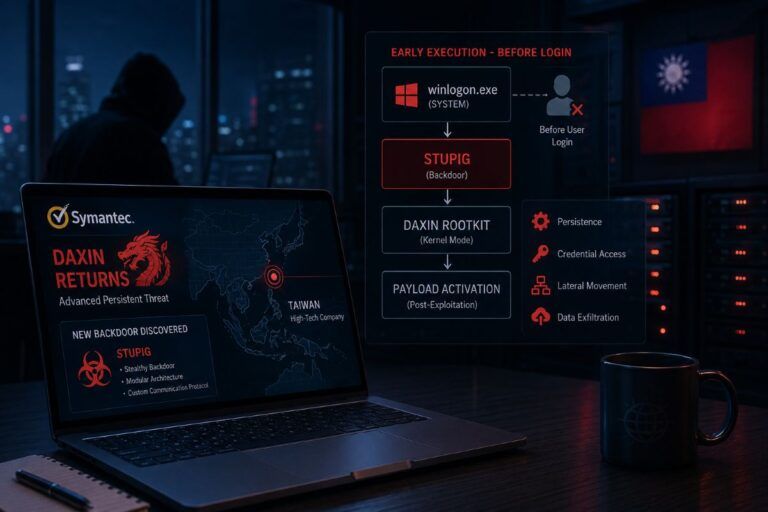 daxin backdoor stupig rootkit