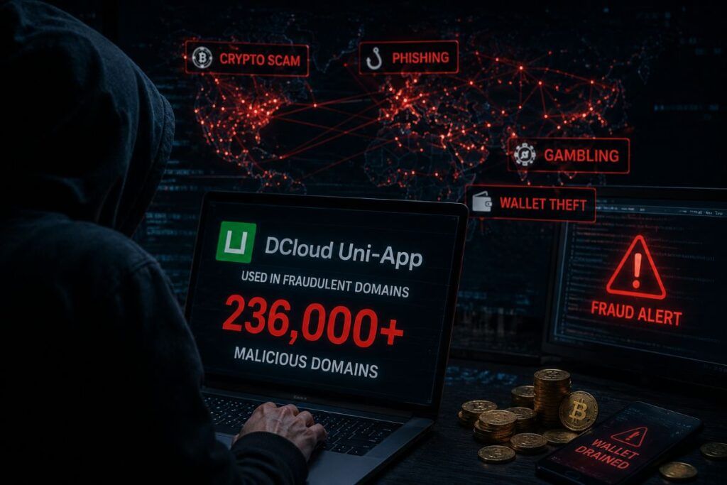 2 dcloud uni app 236000 siti truffa rainbowex phishing
