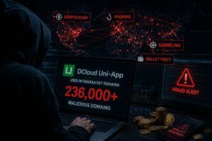 4 dcloud uni app 236000 siti truffa rainbowex phishing