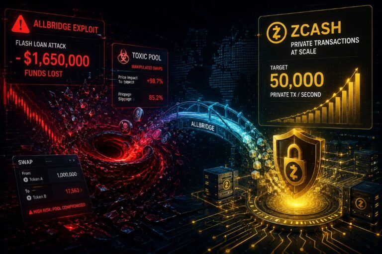 defi allbridge flash loan pool tossici zcash zakura