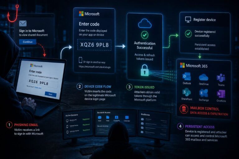 device code phishing mfa microsoft 365
