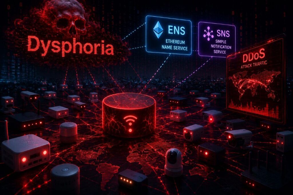 dysphoria botnet ddos iot ens sns