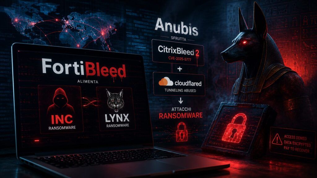 FortiBleed e CitrixBleed 2 alimentano ransomware INC, Lynx e Anubis 2 fortibleed citrixbleed 2 ransomware inc lynx anubis