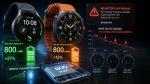Galaxy Watch 9 e Ultra 2, batterie più grandi senza vantaggi sull’autonomia 3 Galaxy Watch 9 e Ultra 2, batterie più grandi senza vantaggi sull’autonomia