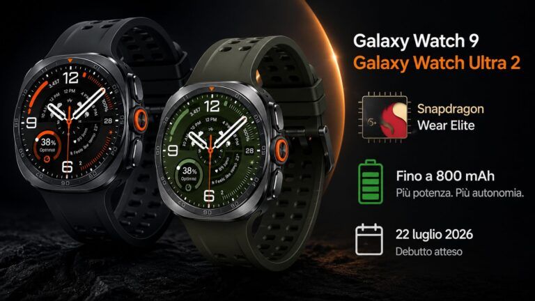 galaxy watch 9 ultra 2 snapdragon wear elite batterie