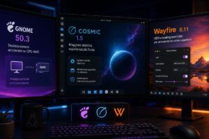 GNOME spinge il desktop remoto, COSMIC e Wayfire maturano su Wayland 3 GNOME spinge il desktop remoto, COSMIC e Wayfire maturano su Wayland