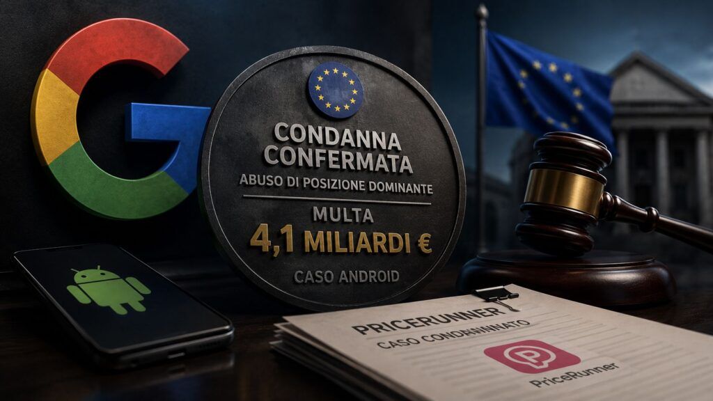 Google perde in Europa tra PriceRunner e multa Android da 4,1 miliardi 2 google pricerunner multa android europa antitrust