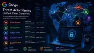 Google rinomina gli attori cyber con una tassonomia unificata 1 Google rinomina gli attori cyber con una tassonomia unificata