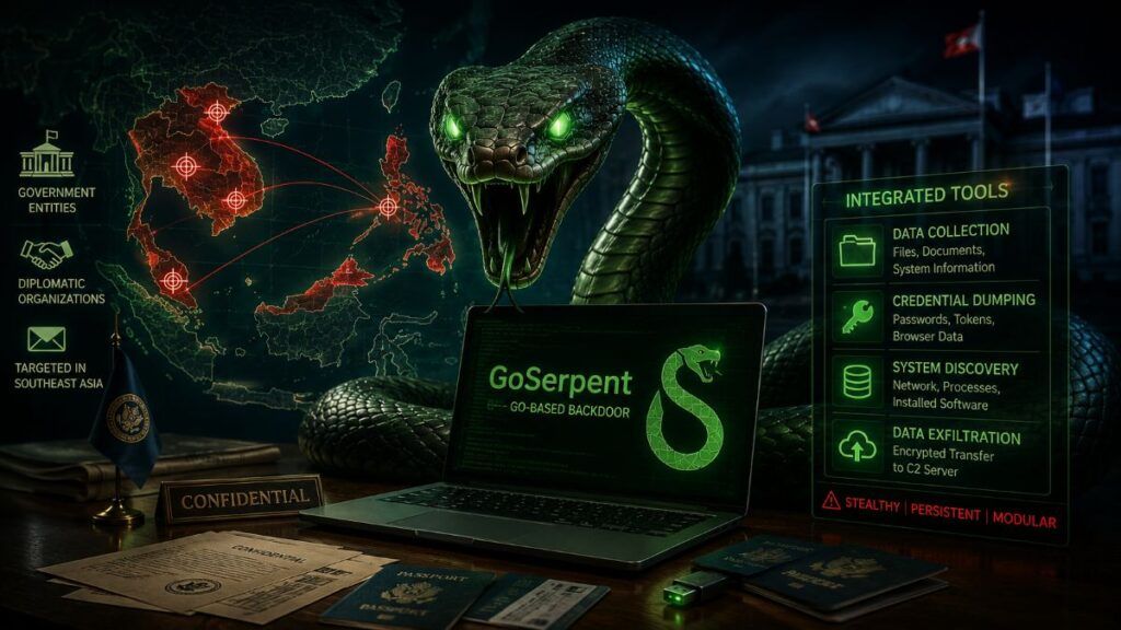 GoSerpent spia governi e diplomatici del Sudest asiatico con una catena modulare 2 goserpent backdoor go