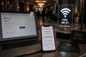 Gli hacker dirottano il DNS degli hotel per rubare account Microsoft 365