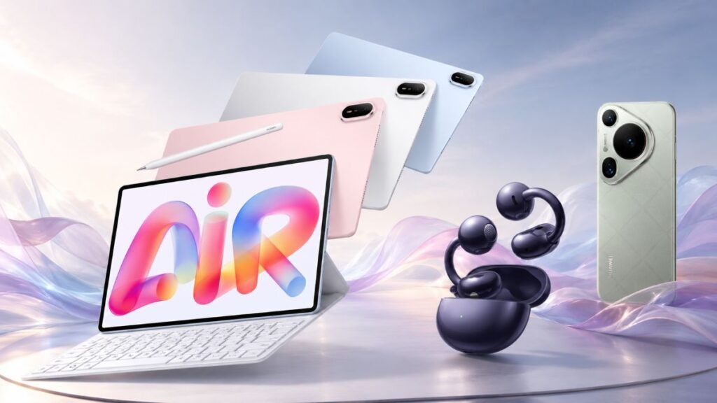 Huawei scalda i motori: in arrivo il nuovo MatePad Air, le cuffie FreeClip 2 S e i top di gamma della serie Pura 90s 2 huawei matepad air freeclip 2 s