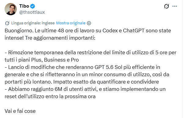 OpenAI "libera" GPT-5.6 SOL dai limiti di tempo, Anthropic proroga l'accesso a Claude Fable 5 3 image 337