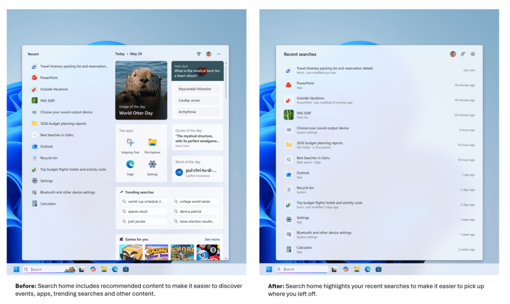 Addio pubblicità su Windows Search: Microsoft pulisce la barra di ricerca e schiera l'IA contro gli hacker 3 image 369